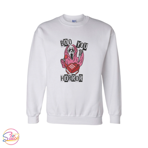 Boo You Horror Sweatshirt