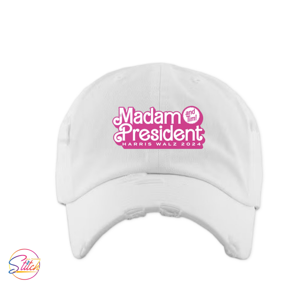 Madam President Embroidered Dad Hat