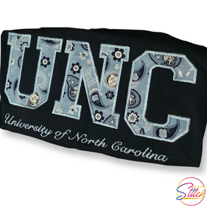 University of North Carolina Navy Crewneck Long Sleeve T-Shirt