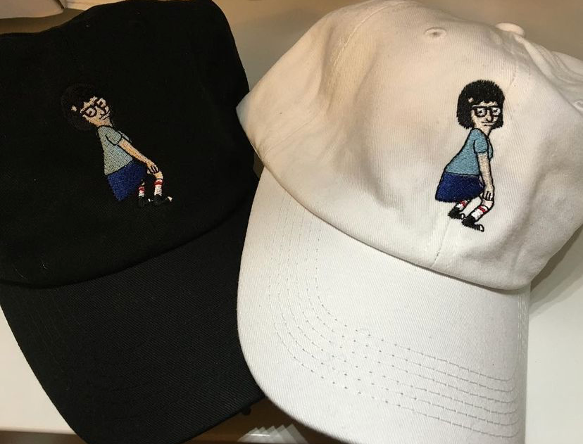 Twerking Tina Belcher Distressed Dad Hat