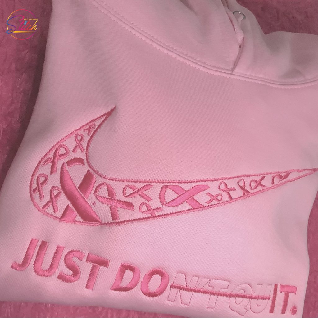 Just Don’t Quit Breast Cancer Awareness Hoodie